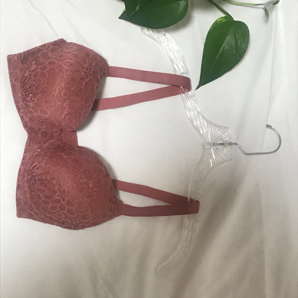 Pink Lacy Bra